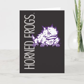 Tcu Horned Frogs Card by tcuhornedfrogs at Zazzle