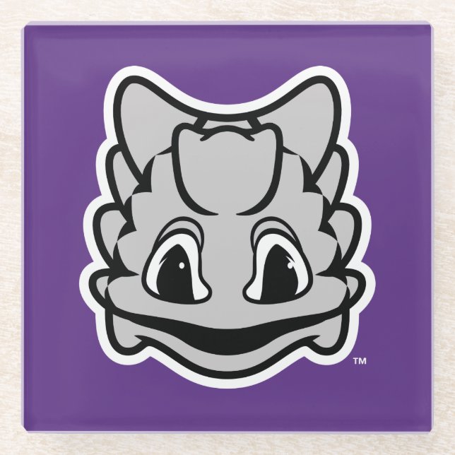 TCU Horned Frogs Glass Coaster (Front)