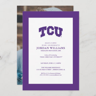 TCU Horned Frogs Graduation Announcement