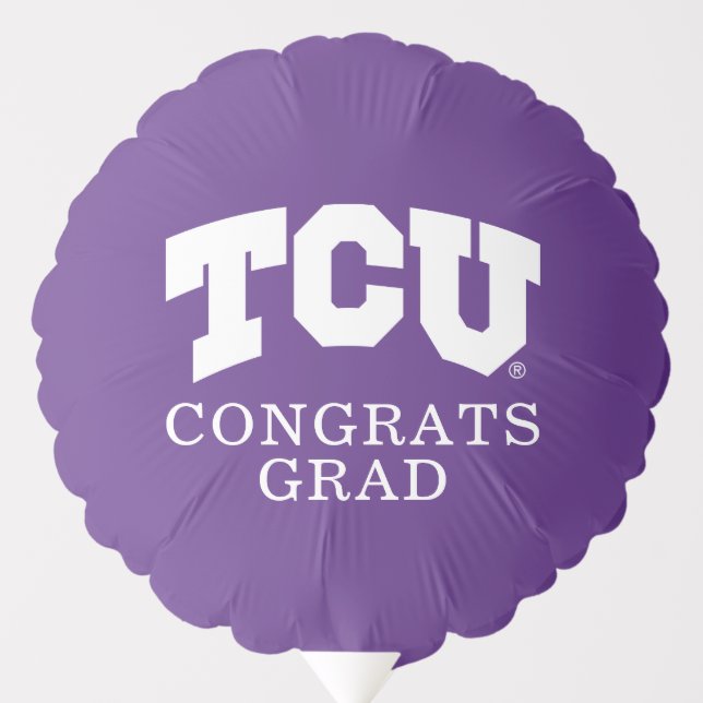 TCU Horned Frogs Graduation Balloon (Front)