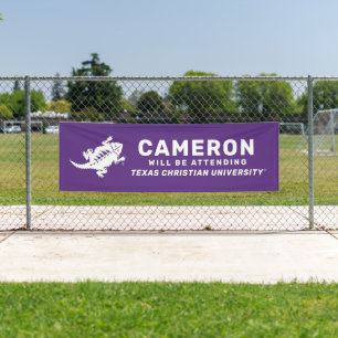 TCU Horned Frogs Graduation Banner