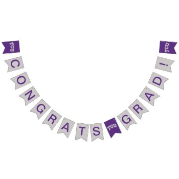 Tcu Horned Frogs Graduation Bunting Flags by tcuhornedfrogs at Zazzle