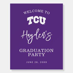TCU Horned Frogs Graduation Foam Board