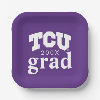 TCU Horned Frogs Graduation Paper Plates