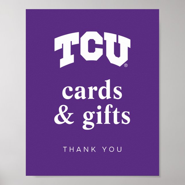 TCU Horned Frogs Graduation Poster (Front)