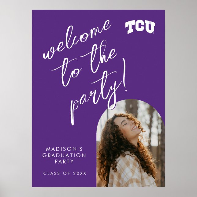 TCU Horned Frogs Graduation Poster (Front)