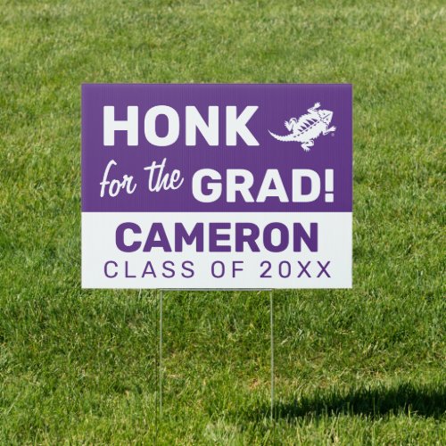 TCU Horned Frogs Graduation Sign