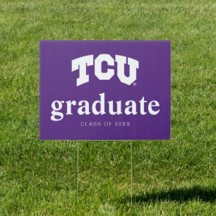TCU Horned Frogs Graduation Sign