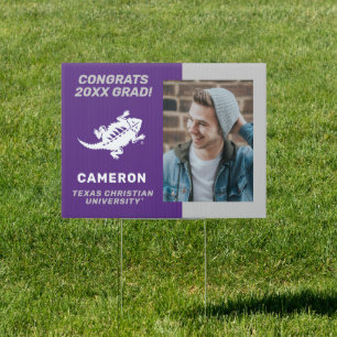 TCU Horned Frogs Graduation Sign
