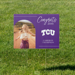 TCU Horned Frogs Graduation Sign