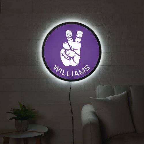 TCU Horned Frogs Hand Symbol  Add Your Name LED Sign
