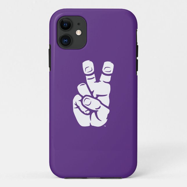 TCU Horned Frogs Hand Symbol Case-Mate iPhone Case (Back)