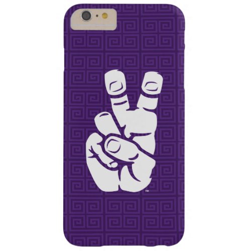 TCU Horned Frogs Hand Symbol  Greek Key Barely There iPhone 6 Plus Case