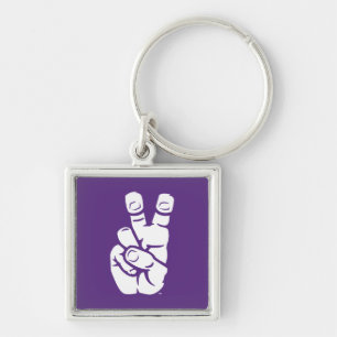 TCU Horned Frogs Hand Symbol Keychain