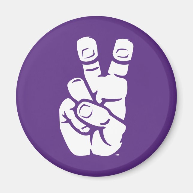 TCU Horned Frogs Hand Symbol Magnet (Front)