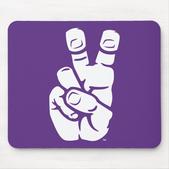 TCU Horned Frogs Hand Symbol Mouse Pad (Front)
