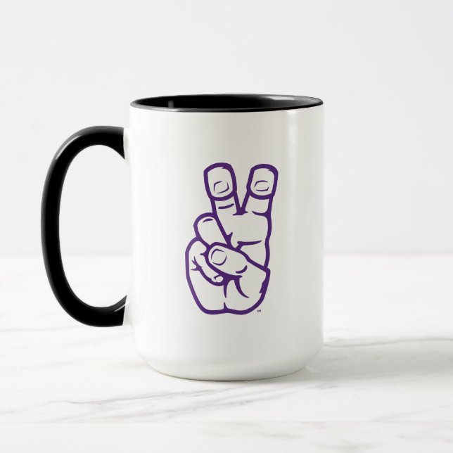 TCU Horned Frogs Hand Symbol Mug (Left)
