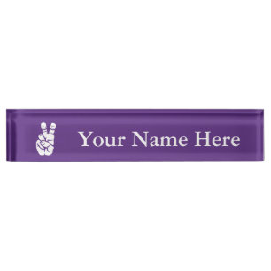 TCU Horned Frogs Hand Symbol Nameplate