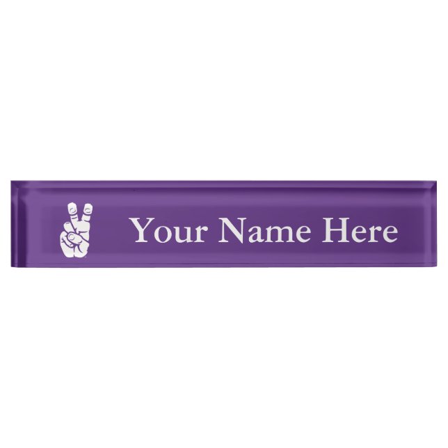 TCU Horned Frogs Hand Symbol Nameplate (Front)