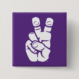 TCU Horned Frogs Hand Symbol Pinback Button
