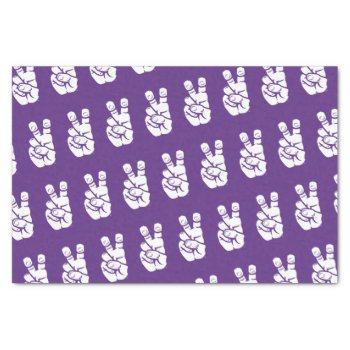 Tcu Horned Frogs Hand Symbol Tissue Paper by tcuhornedfrogs at Zazzle