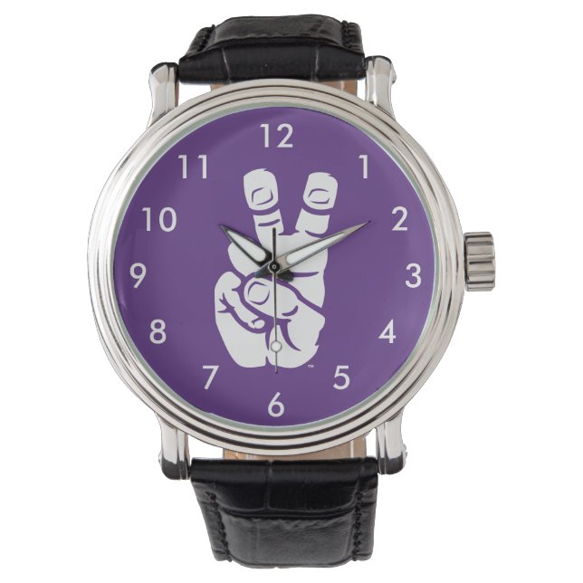 TCU Horned Frogs Hand Symbol Watch (Front)