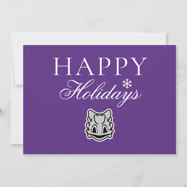 TCU Horned Frogs Holiday Card (Front)