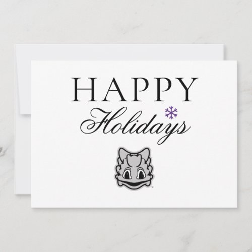 TCU Horned Frogs Holiday Card