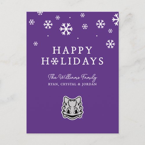 TCU Horned Frogs Holiday Postcard