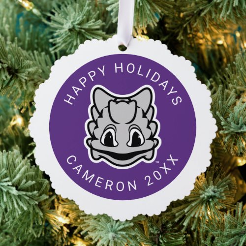 TCU Horned Frogs Ornament Card