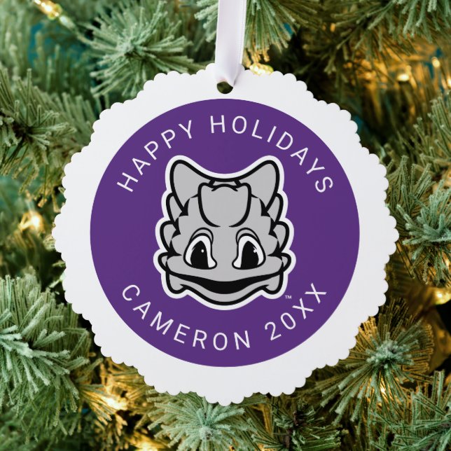 TCU Horned Frogs Ornament Card (Insitu (Tree))