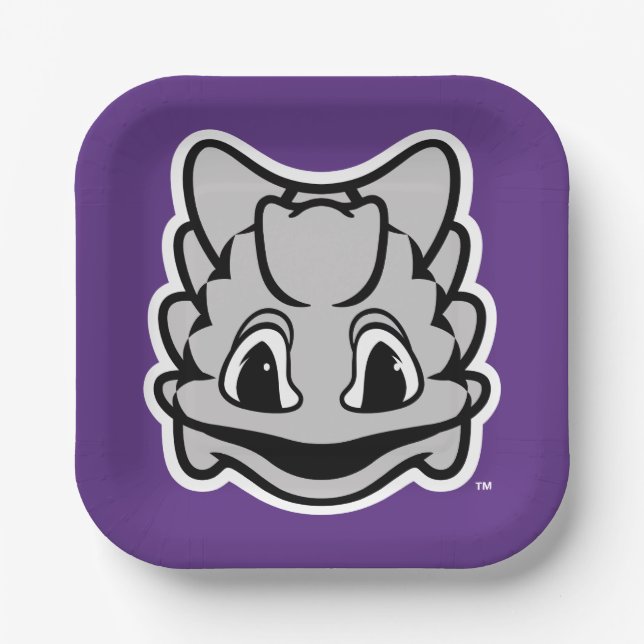 TCU Horned Frogs Paper Plates (Front)