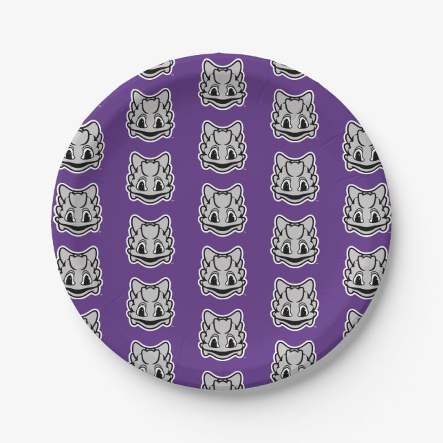 TCU Horned Frogs Paper Plates (Front)