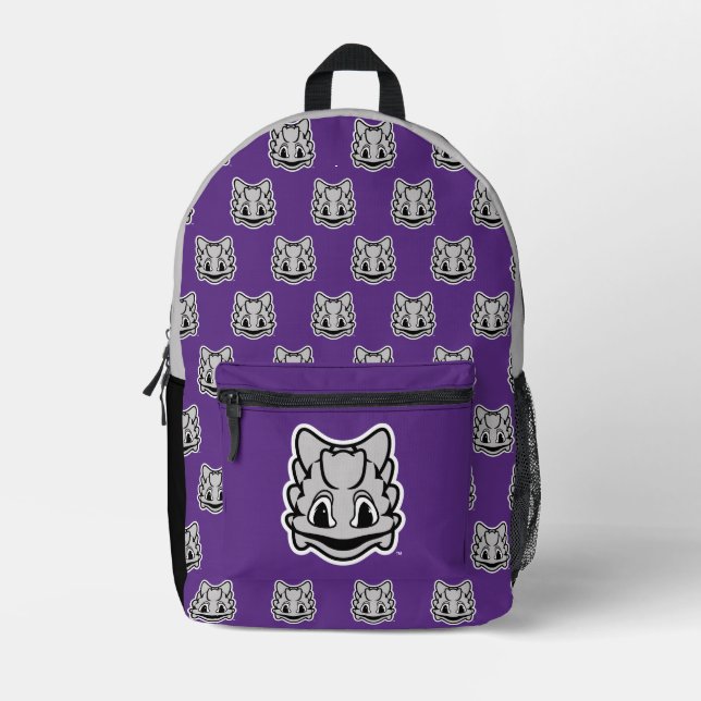 TCU Horned Frogs Printed Backpack (Front)