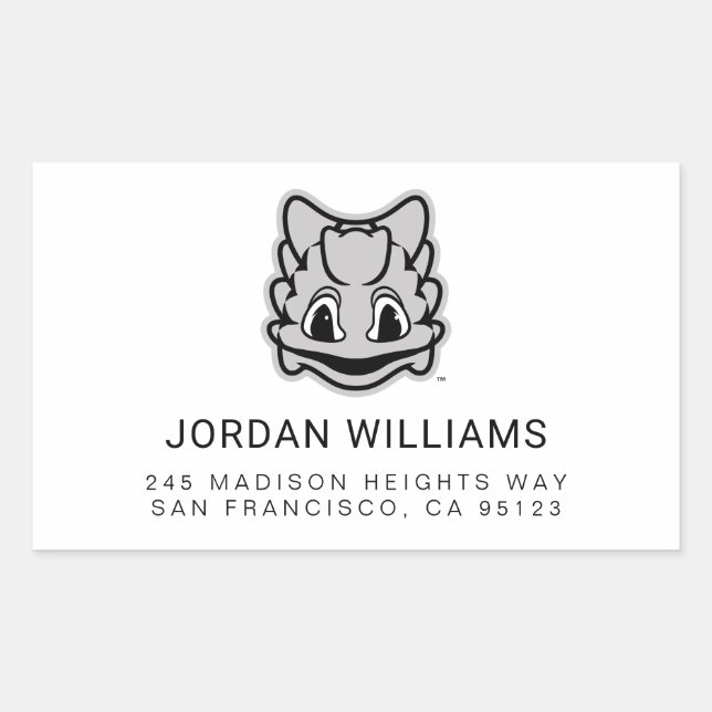 TCU Horned Frogs Rectangular Sticker (Front)