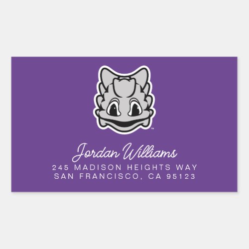 TCU Horned Frogs Rectangular Sticker