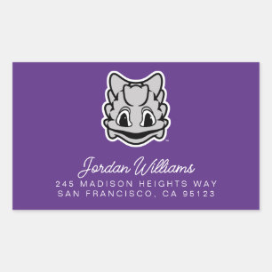 TCU Horned Frogs Rectangular Sticker