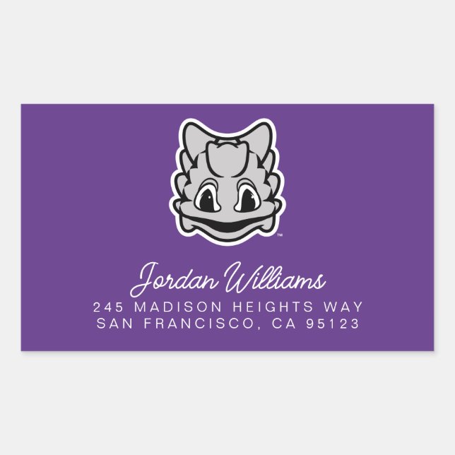 TCU Horned Frogs Rectangular Sticker (Front)