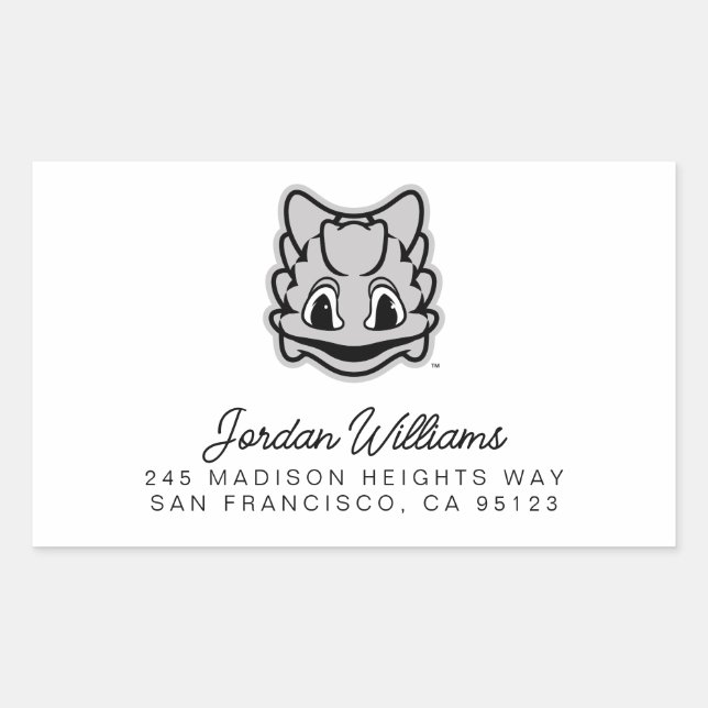 TCU Horned Frogs Rectangular Sticker (Front)