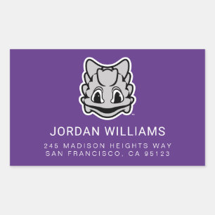 TCU Horned Frogs Rectangular Sticker