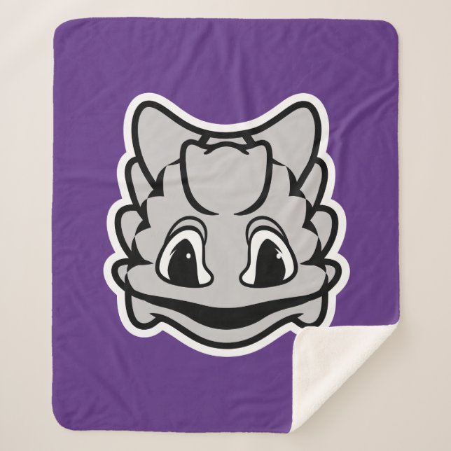 TCU Horned Frogs Sherpa Blanket (Front)