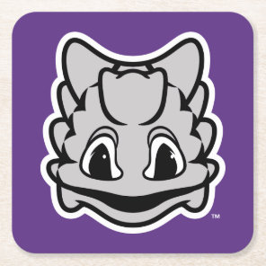 TCU Horned Frogs Square Paper Coaster