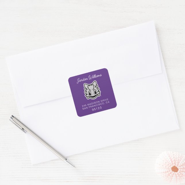 TCU Horned Frogs Square Sticker (Envelope)
