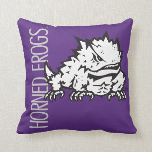 TCU Horned Frogs Throw Pillow