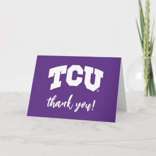 TCU LETTERPRESS THANK YOU CARD