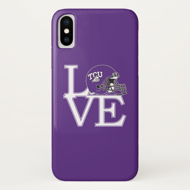TCU Love Case-Mate iPhone Case (Back)