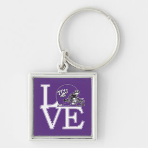 TCU Love Keychain