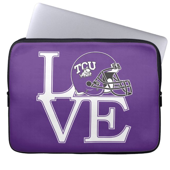 TCU Love Laptop Sleeve (Front)