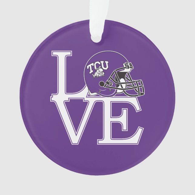 TCU Love Ornament (Front)