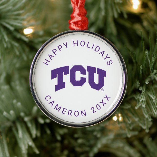 TCU METAL ORNAMENT (Tree)